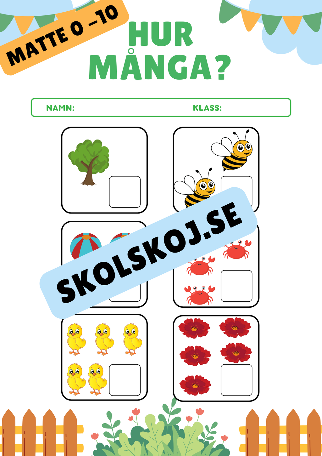 Matte 0 - 10 - Häfte