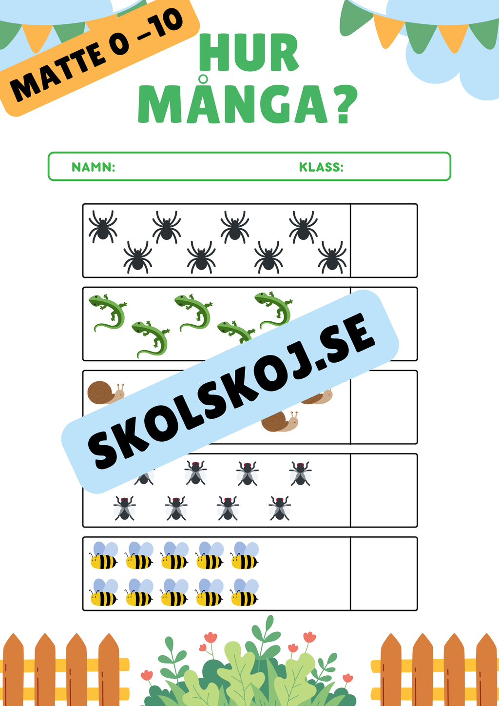 Matte 0 - 10 - Häfte