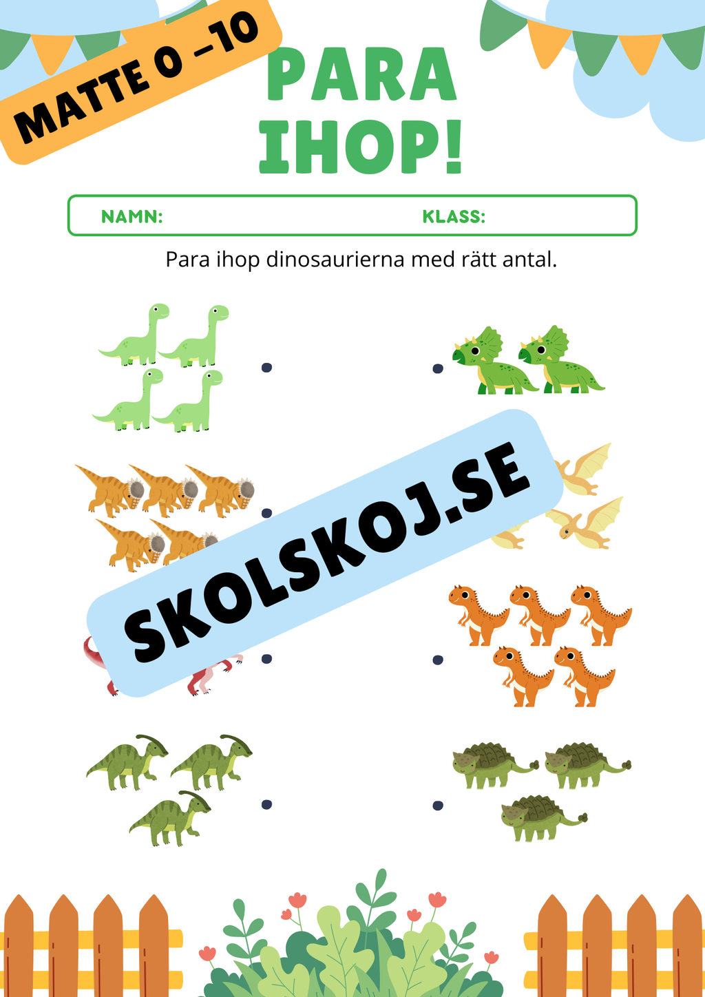 Matte 0 - 10 - Häfte
