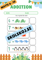 Matte 0 - 10 - Häfte