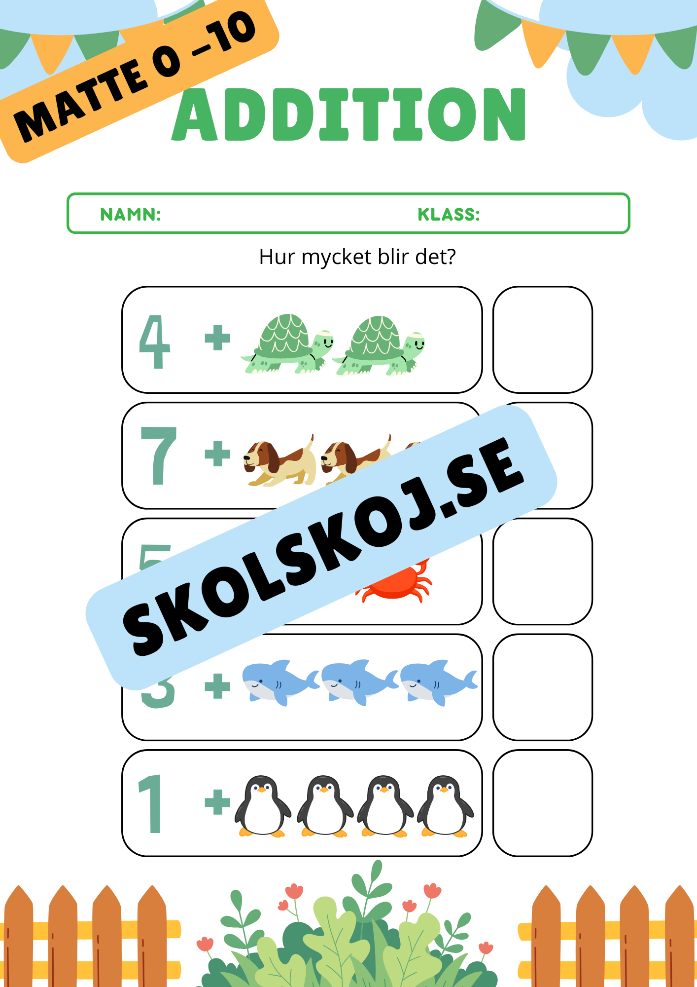 Matte 0 - 10 - Häfte