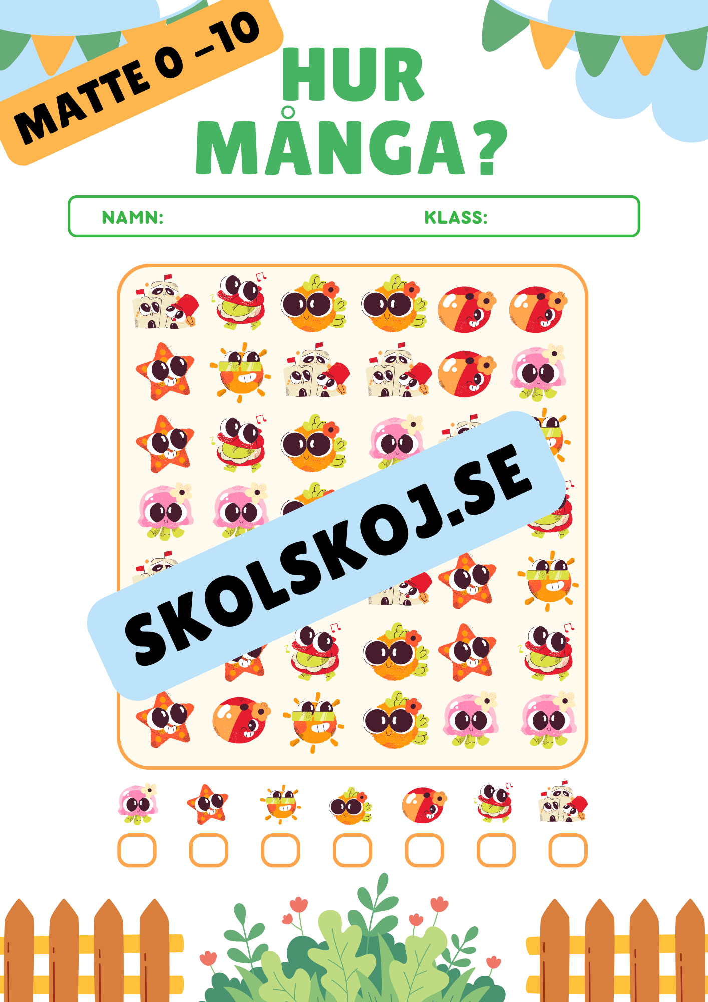 Matte 0 - 10 - Häfte