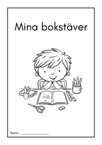 Mina bokstäver - Häfte (30 sidor)