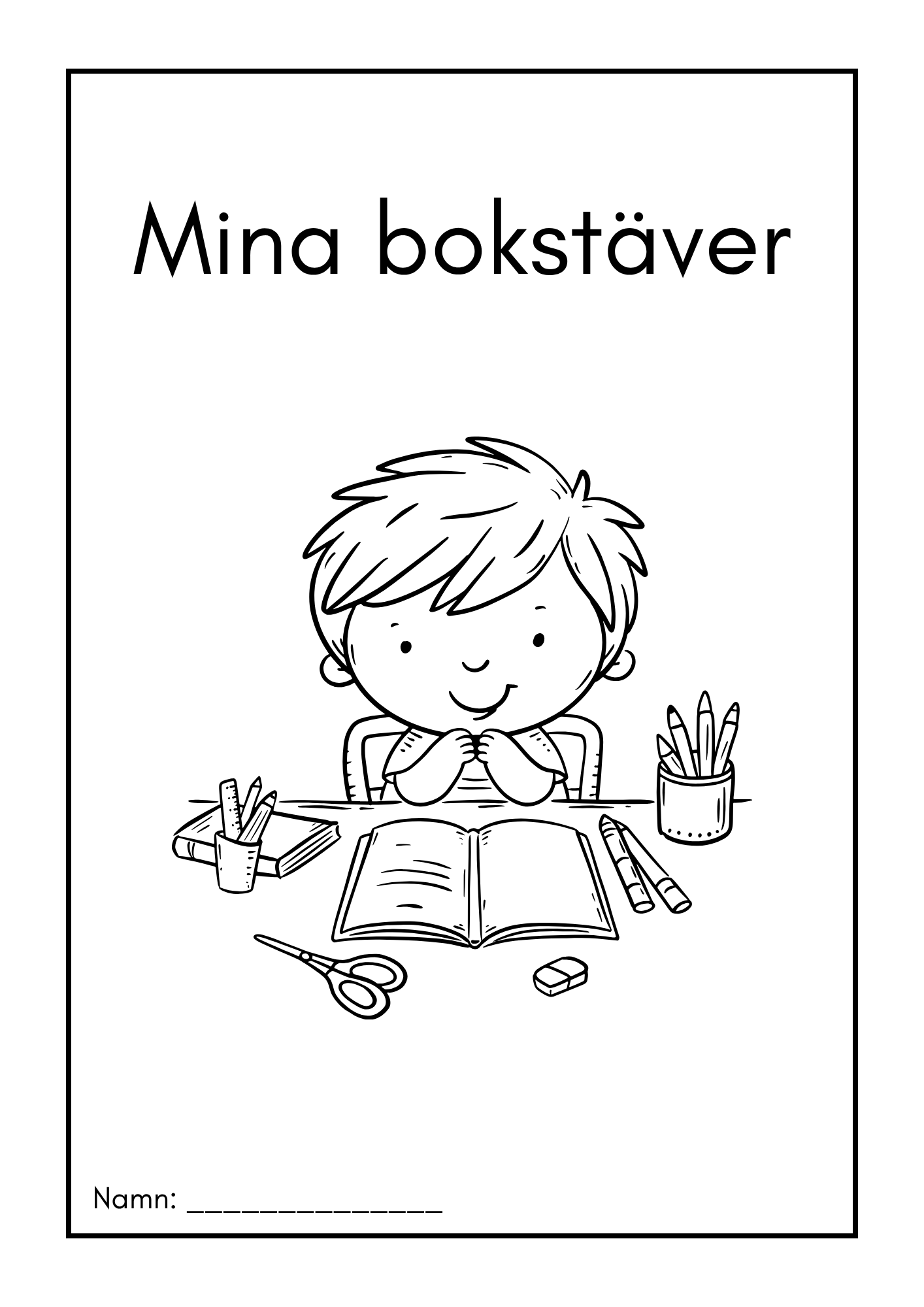 Mina bokstäver - Häfte (30 sidor)