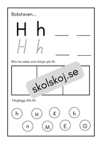 Mina bokstäver - Häfte (30 sidor)