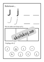 Mina bokstäver - Häfte (30 sidor)