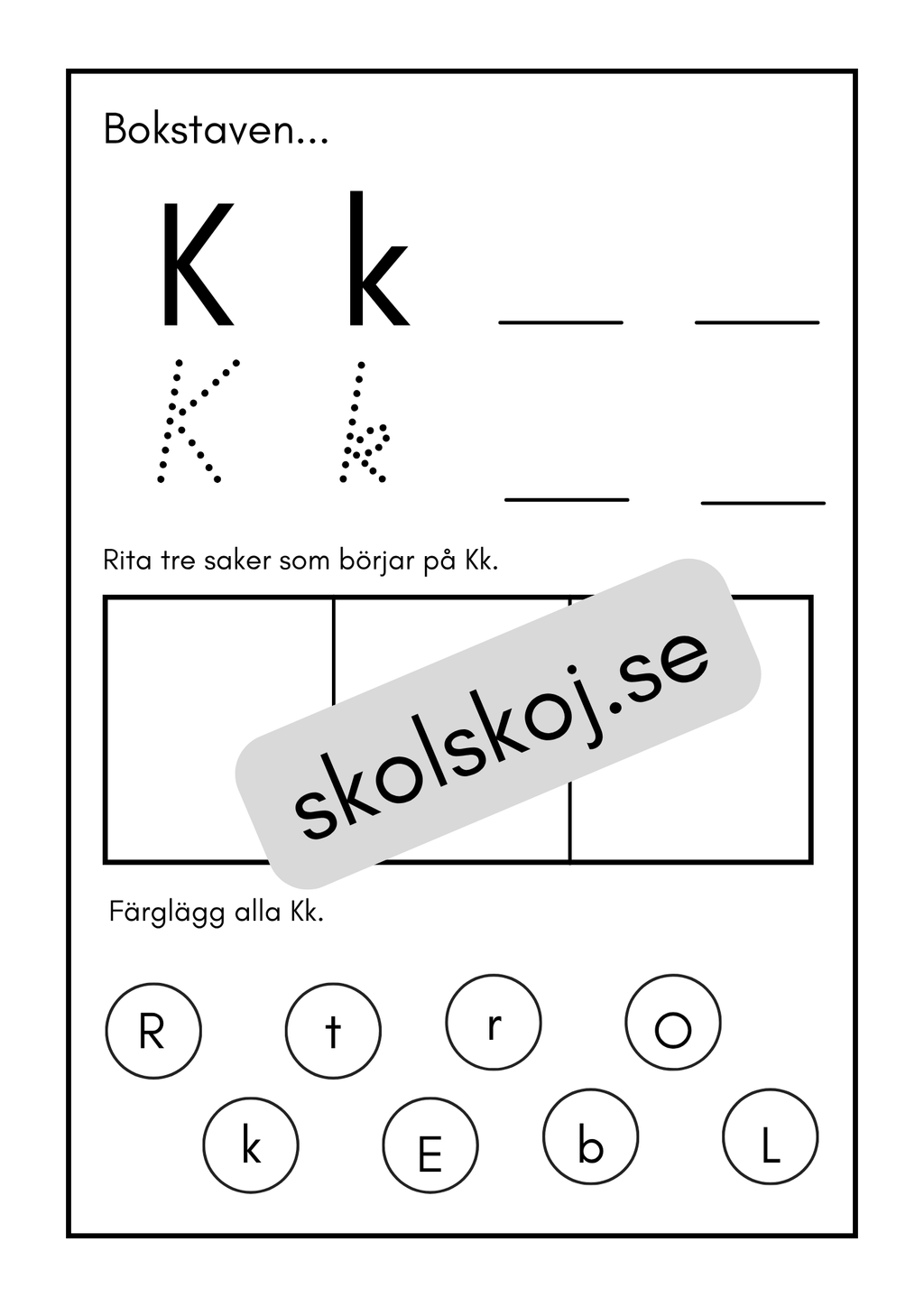 Mina bokstäver - Häfte (30 sidor)