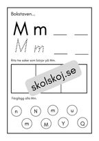 Mina bokstäver - Häfte (30 sidor)