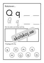 Mina bokstäver - Häfte (30 sidor)