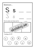 Mina bokstäver - Häfte (30 sidor)