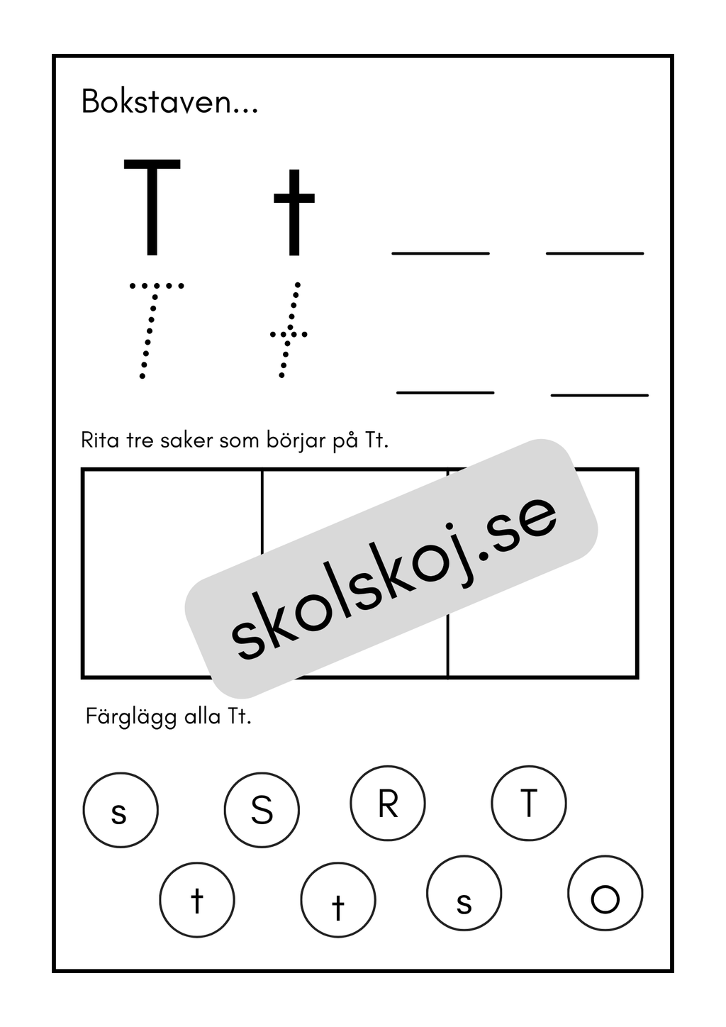 Mina bokstäver - Häfte (30 sidor)