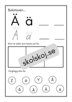 Mina bokstäver - Häfte (30 sidor)