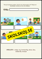 Mina korta berättelser - Fsk - Årskurs 3