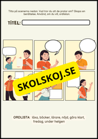 Mina korta berättelser - Fsk - Årskurs 3