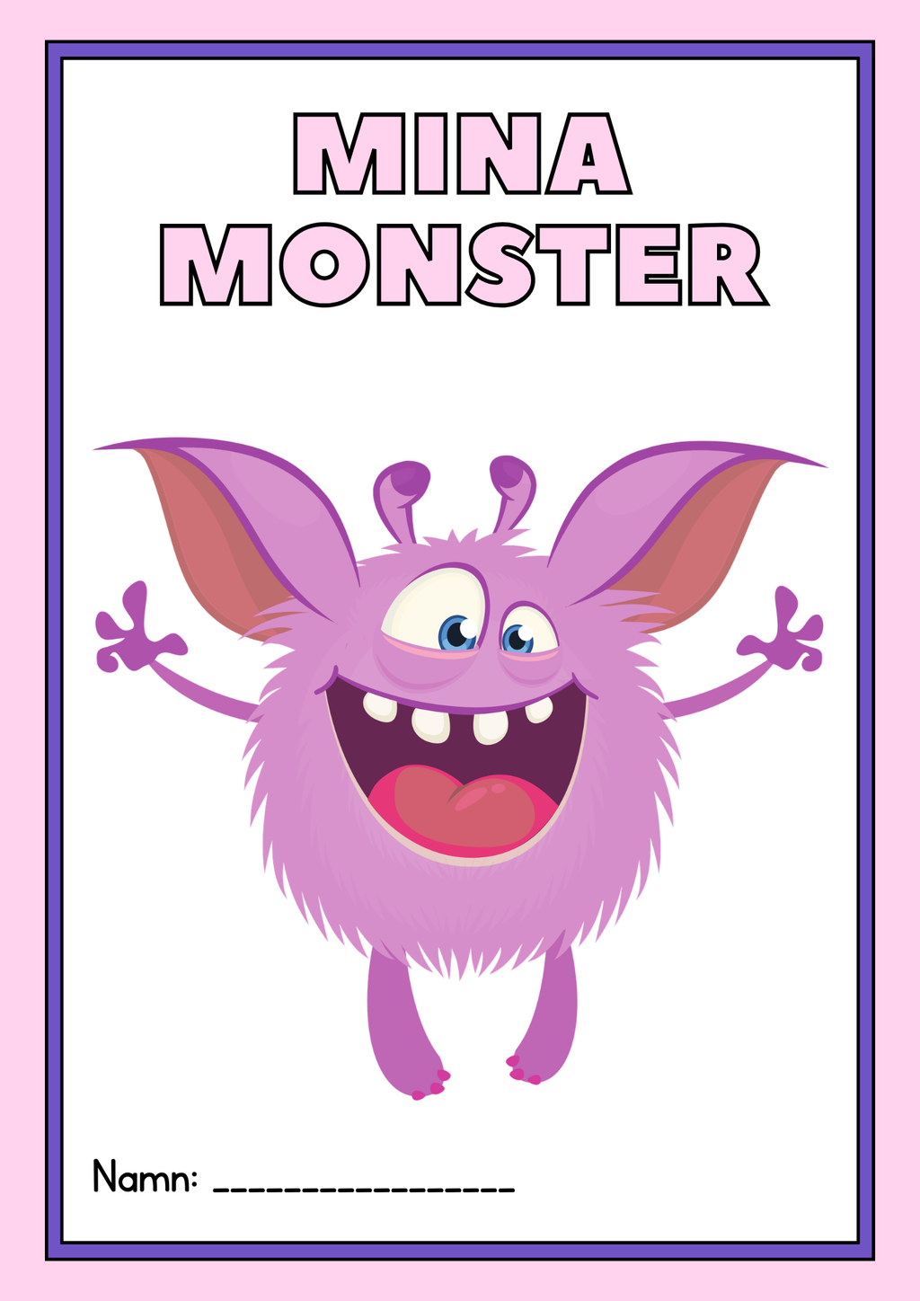 Mina monster - Beskriv ditt monster