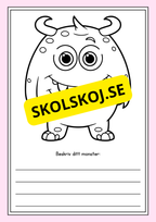 Mina monster - Beskriv ditt monster