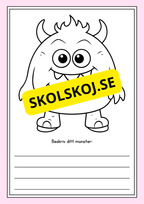 Mina monster - Beskriv ditt monster