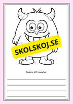 Mina monster - Beskriv ditt monster