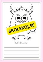 Mina monster - Beskriv ditt monster