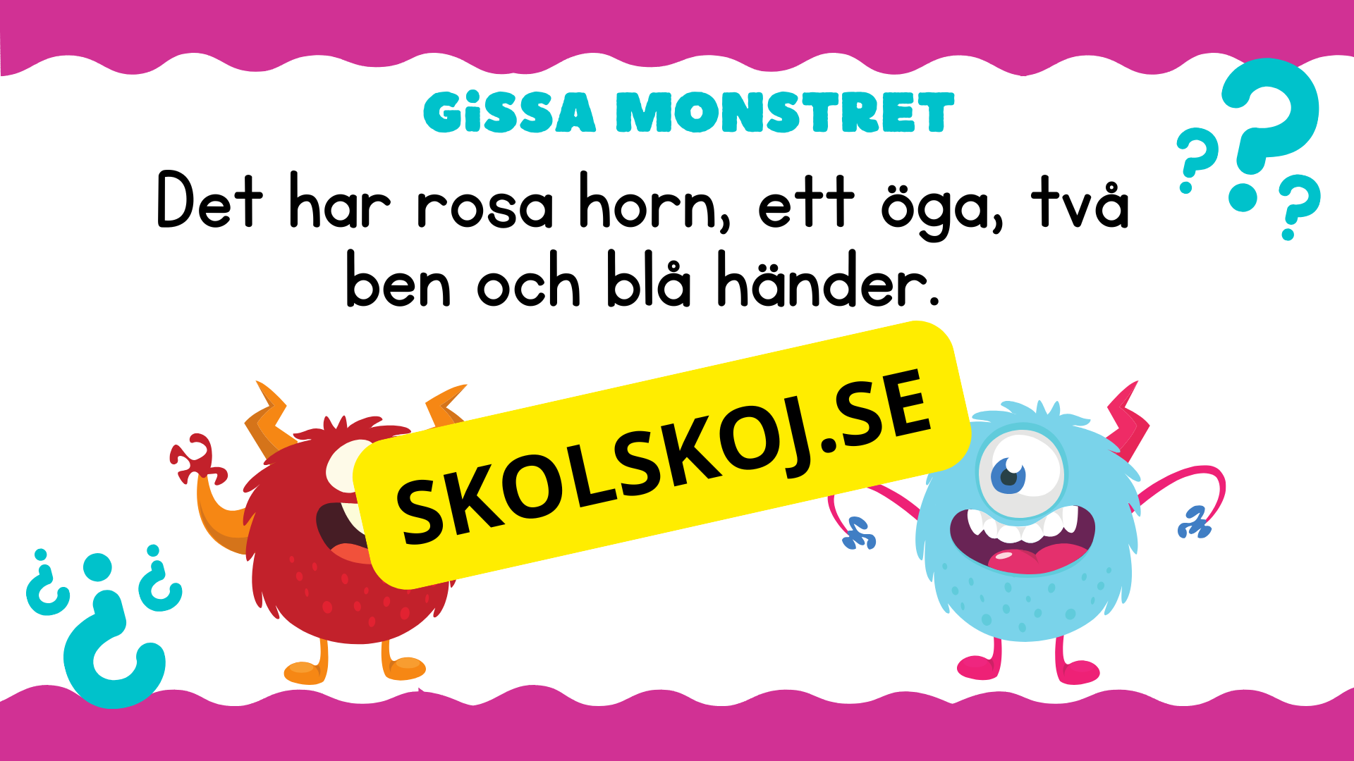 Mina monster - Häfte