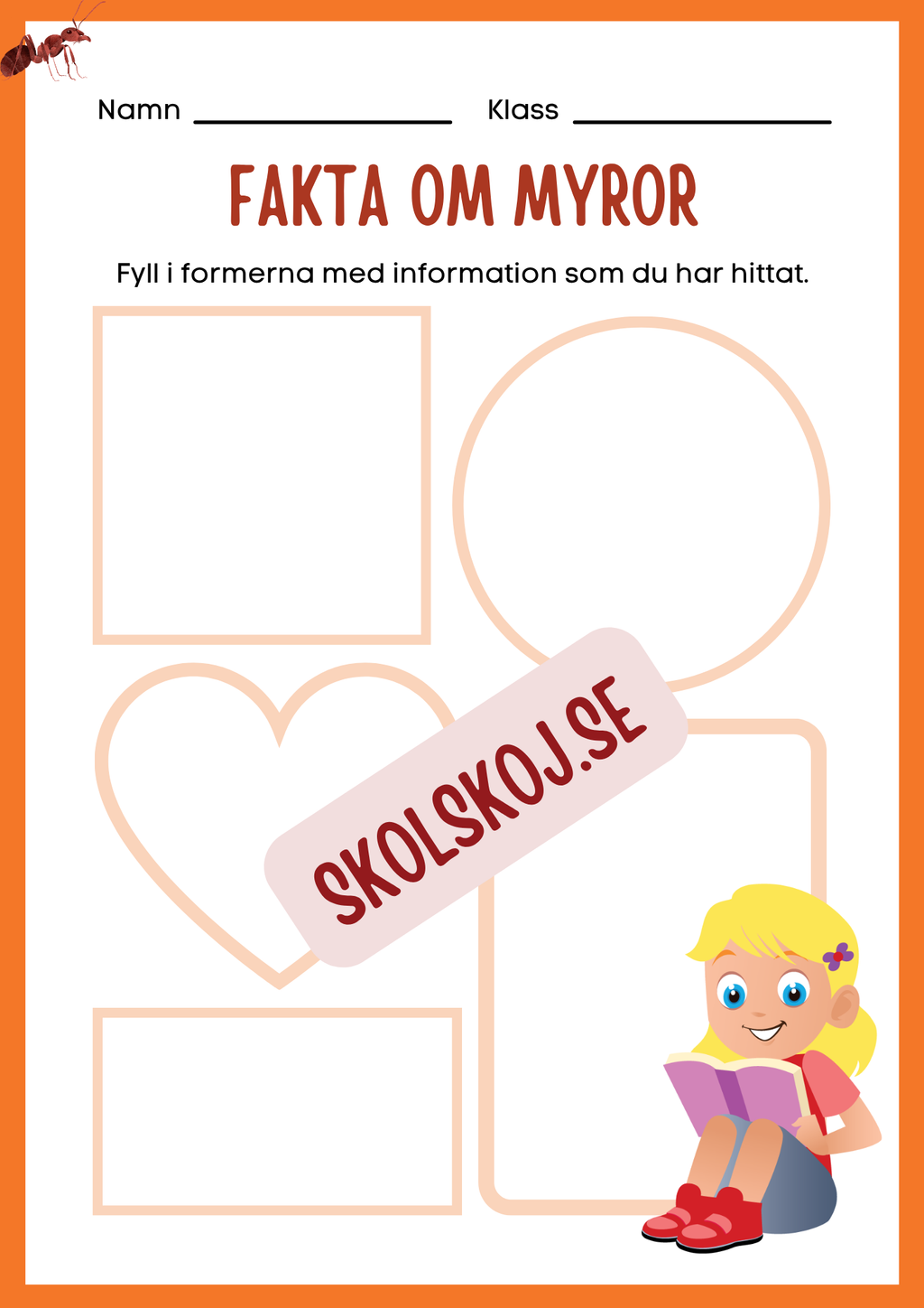 Min forskningsbok om myror
