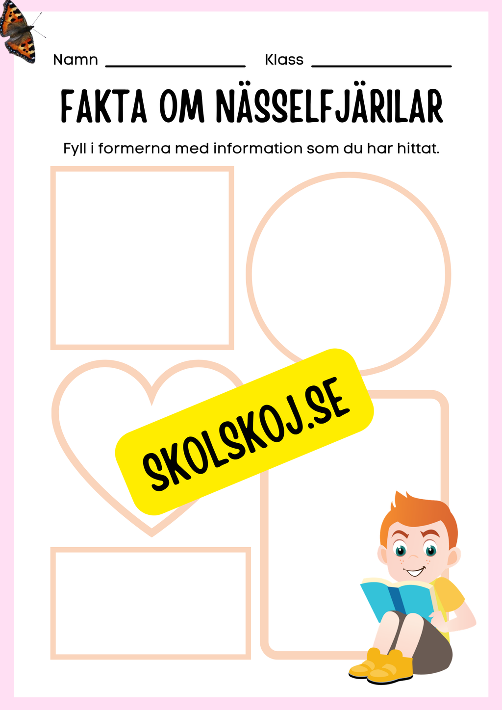 Min forskningsbok om nässelfjärilar
