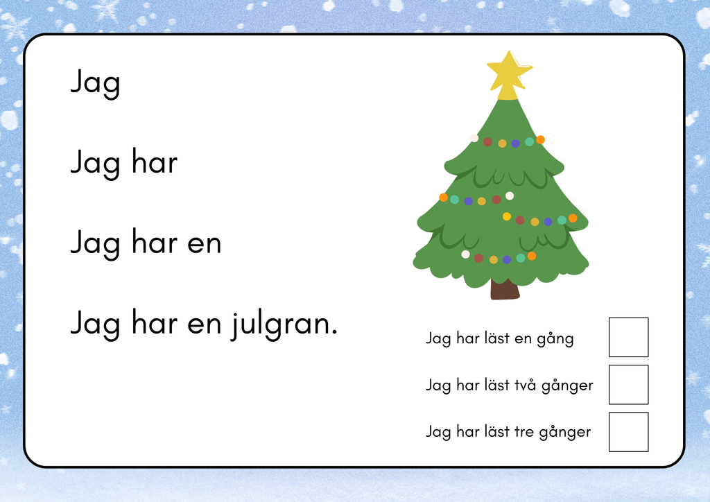 Min läsebok om jul