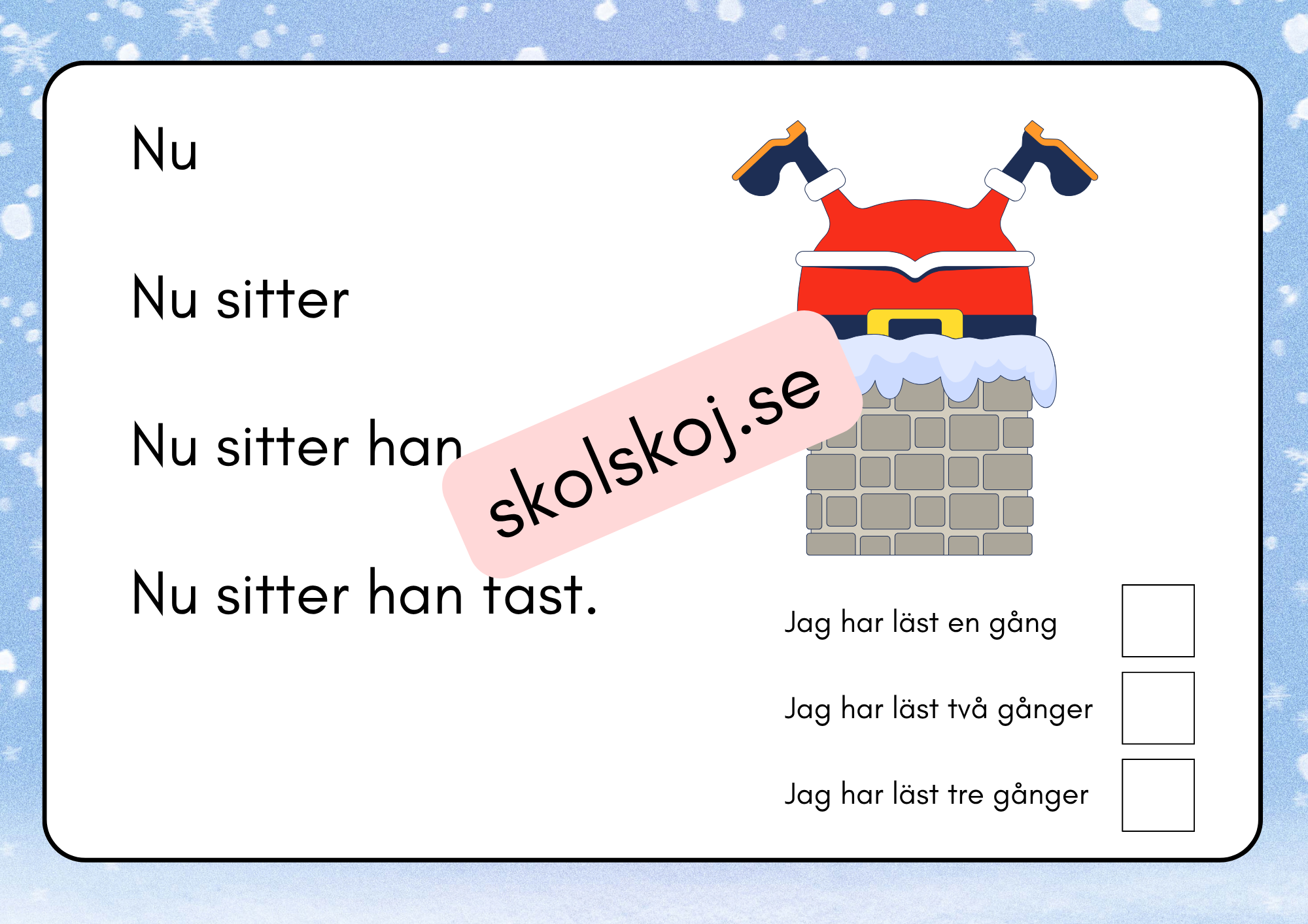 Min läsebok om jul