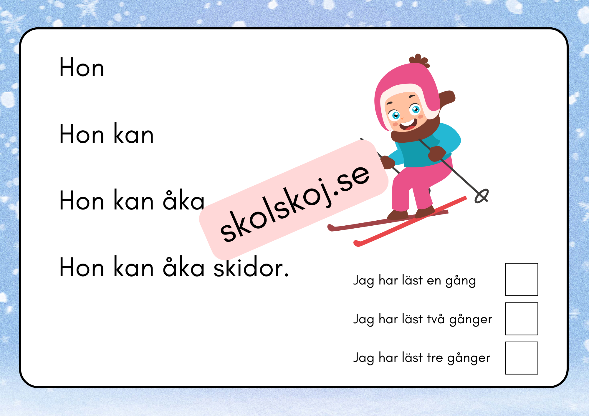 Min läsebok om jul