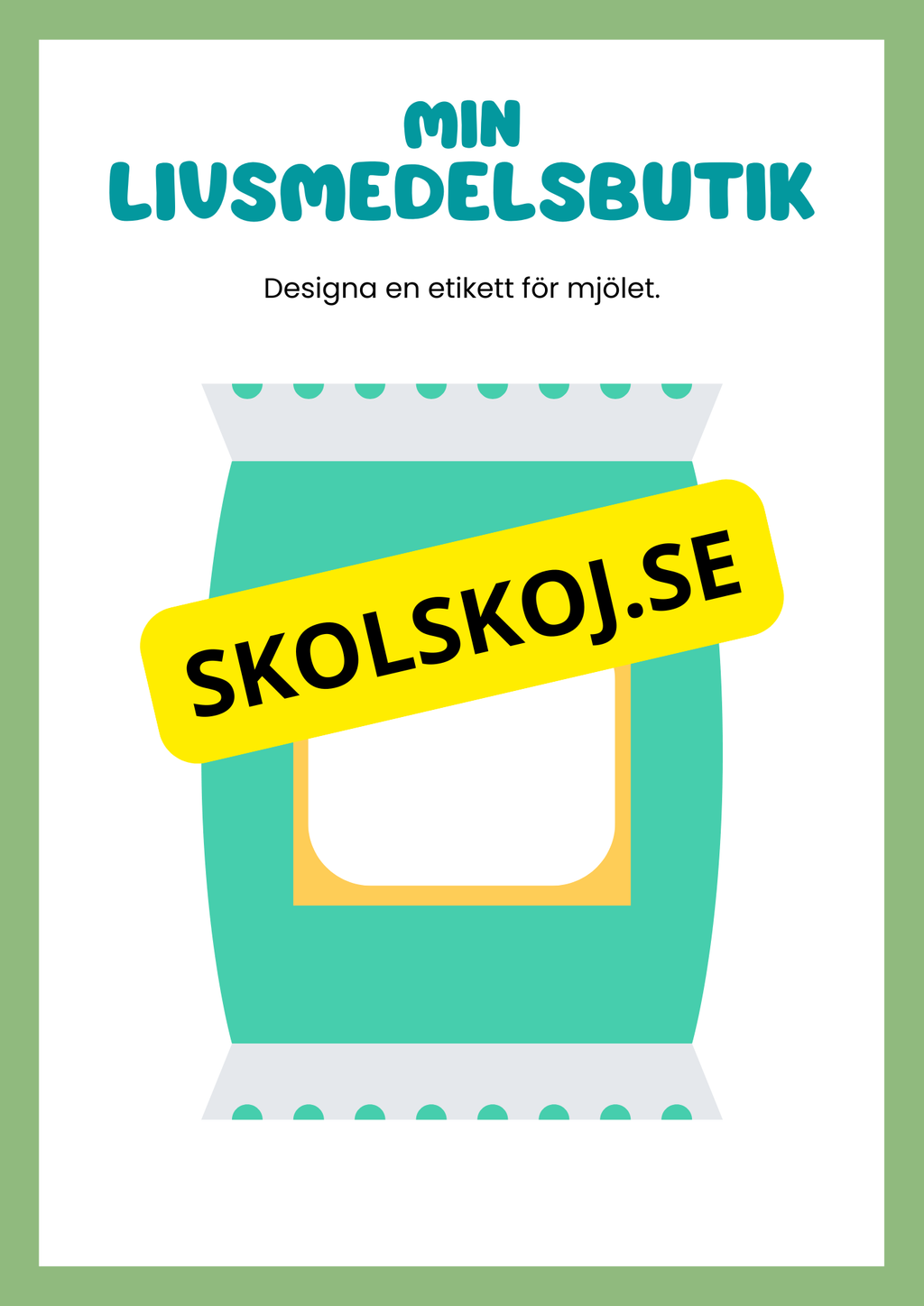 Min livsmedelsbutik - Häfte