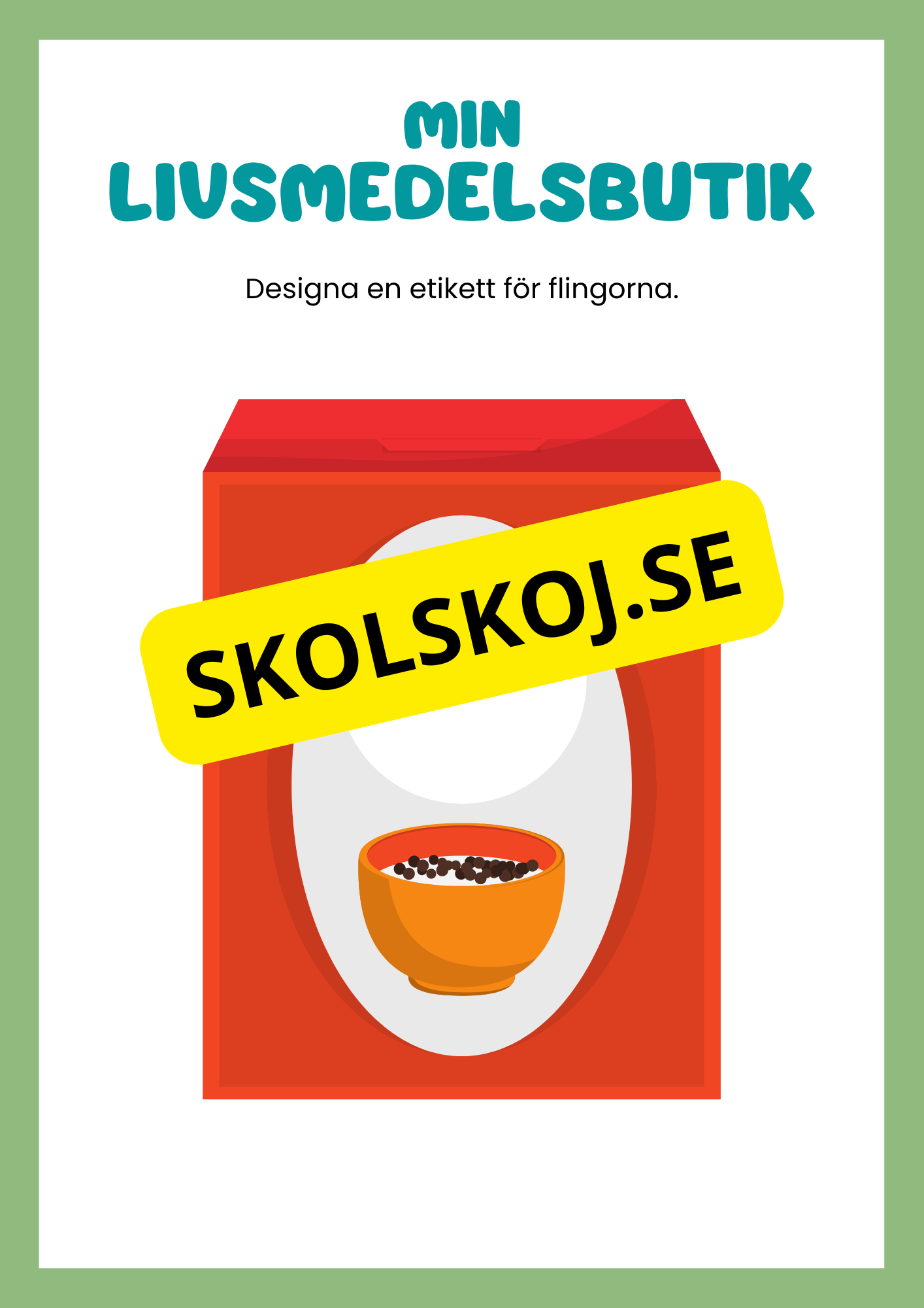 Min livsmedelsbutik - Häfte