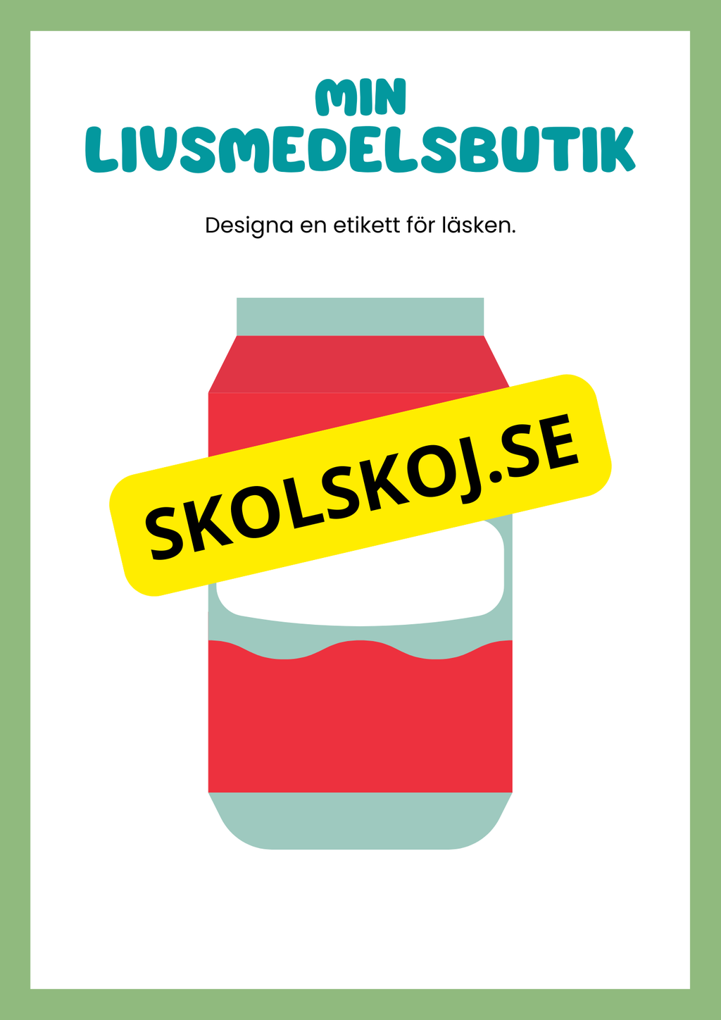 Min livsmedelsbutik - Häfte