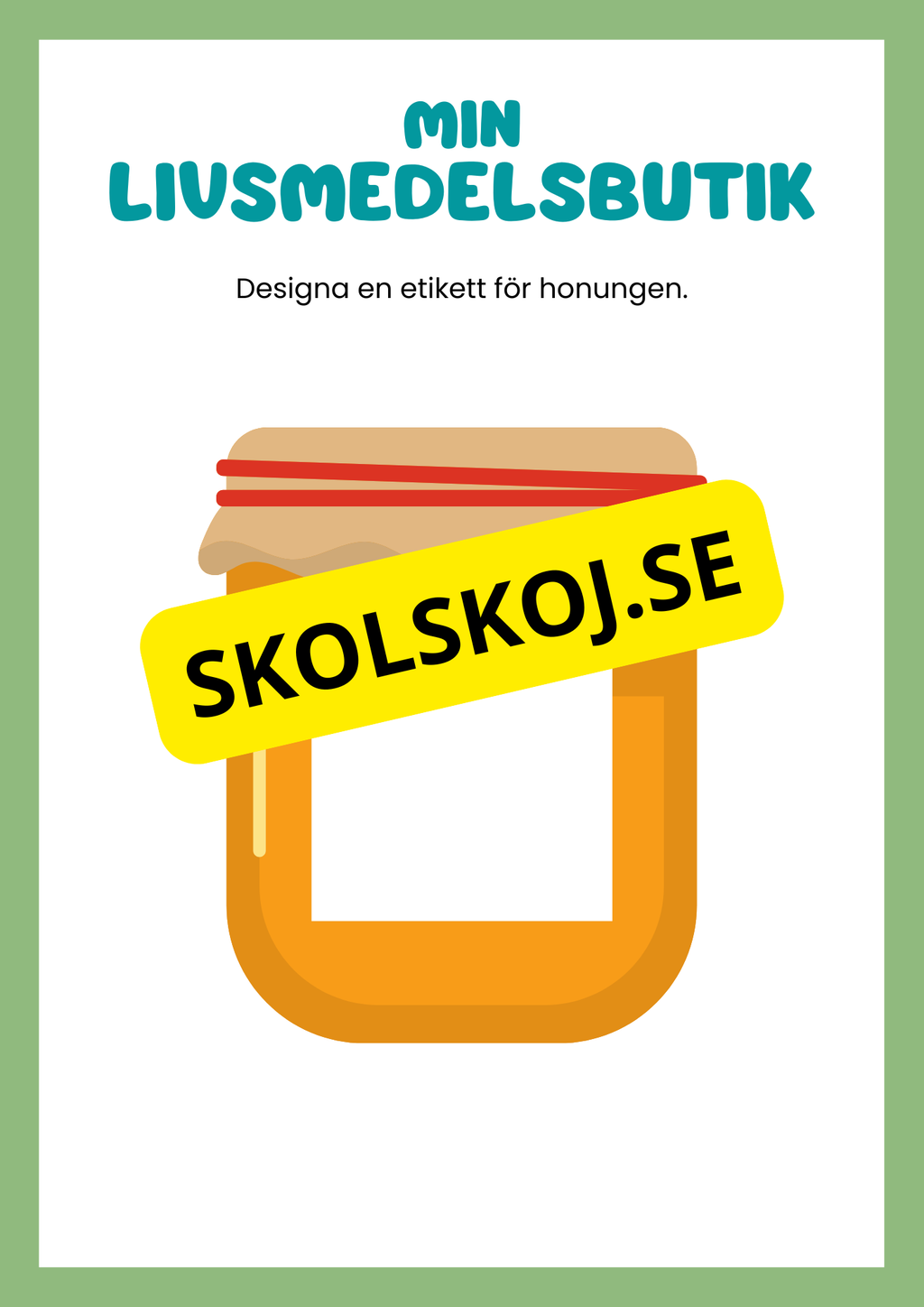 Min livsmedelsbutik - Häfte