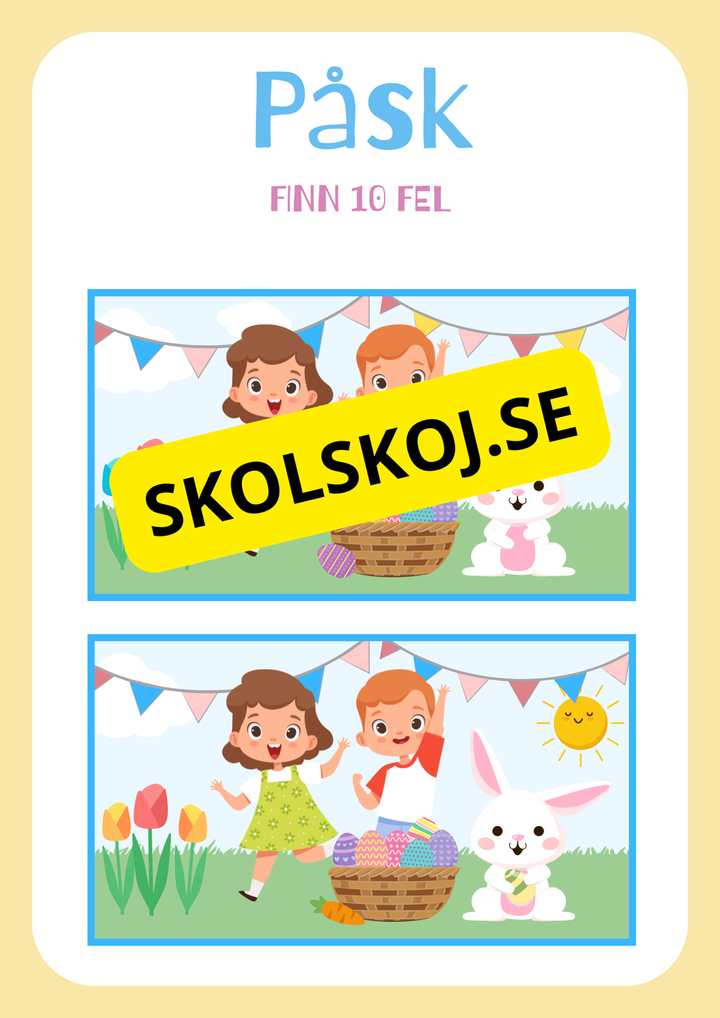 Min påsk - Aktivitetsbok