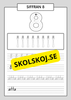 Min sifferbok 1 - 20
