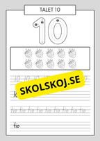 Min sifferbok 1 - 20