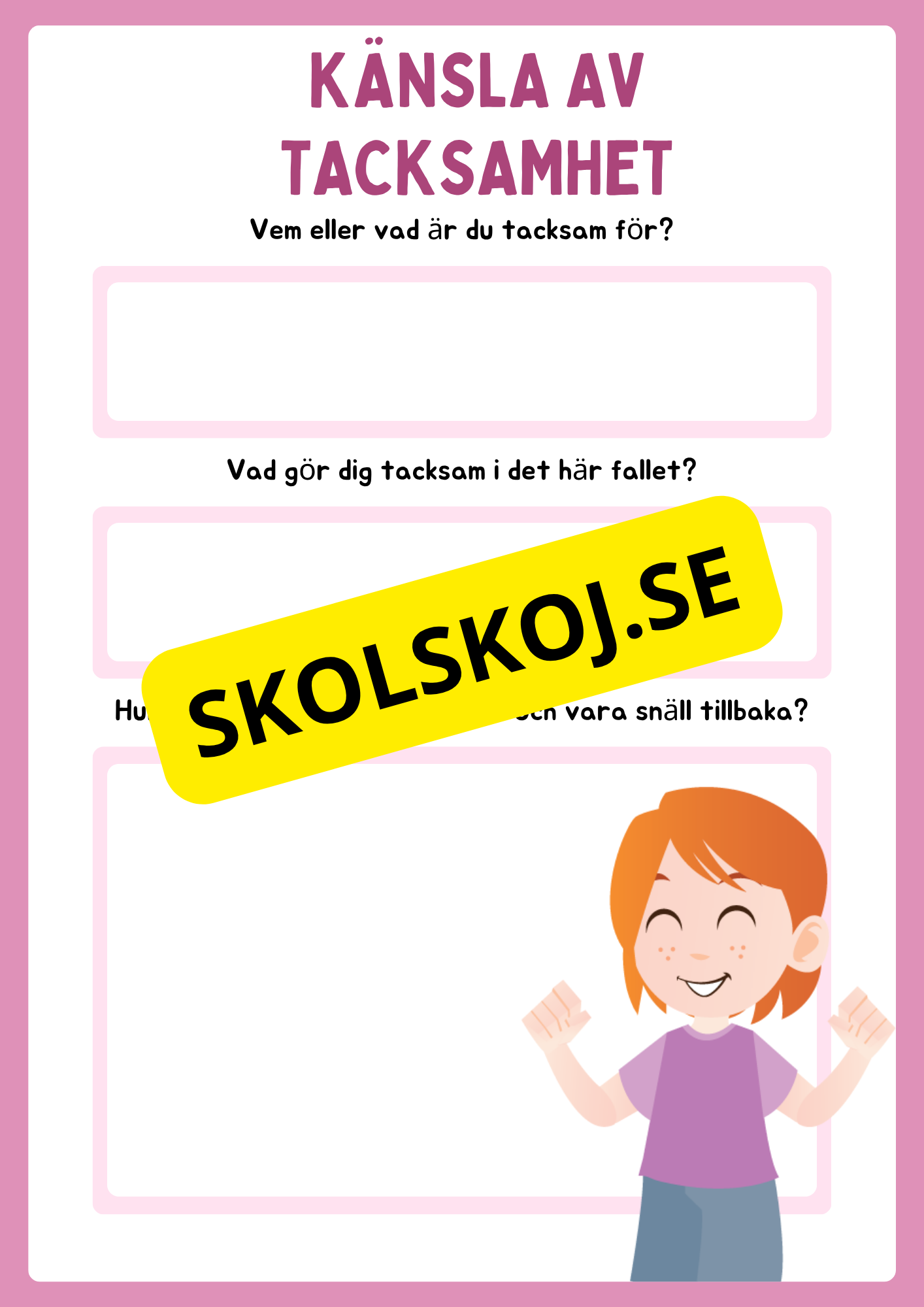 Min tacksamhetsbok