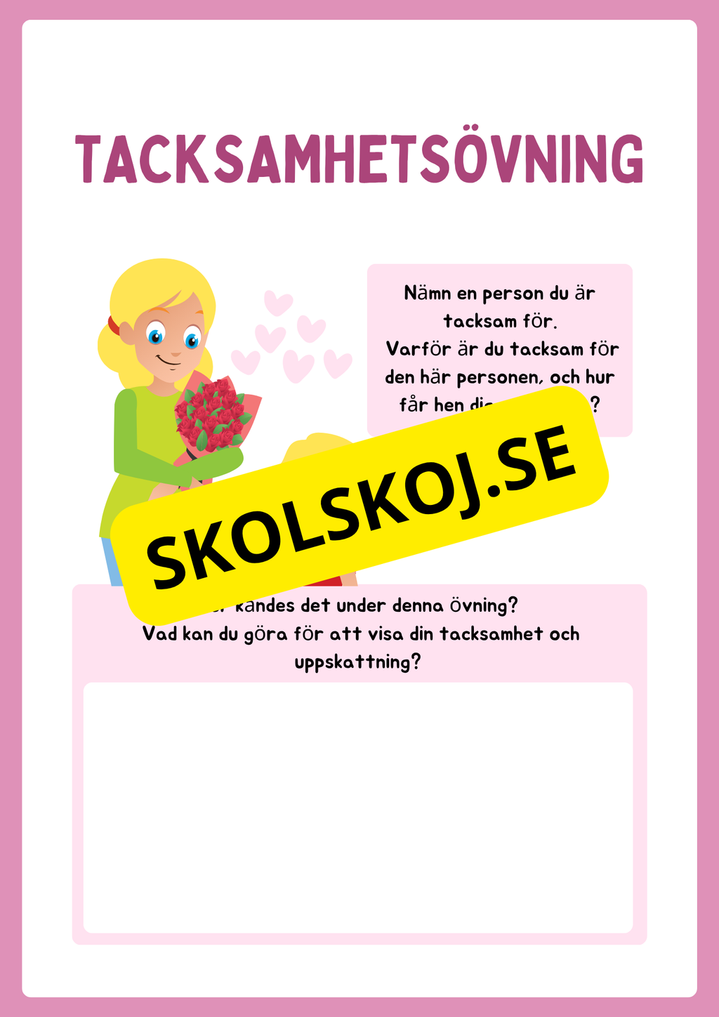 Min tacksamhetsbok