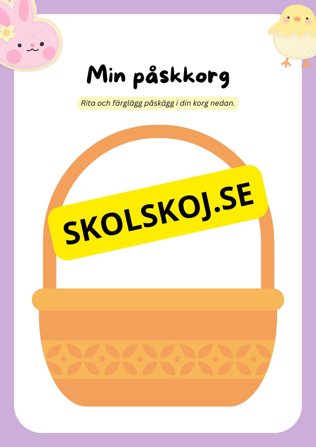 Mitt påskhäfte - Aktivitetsbok
