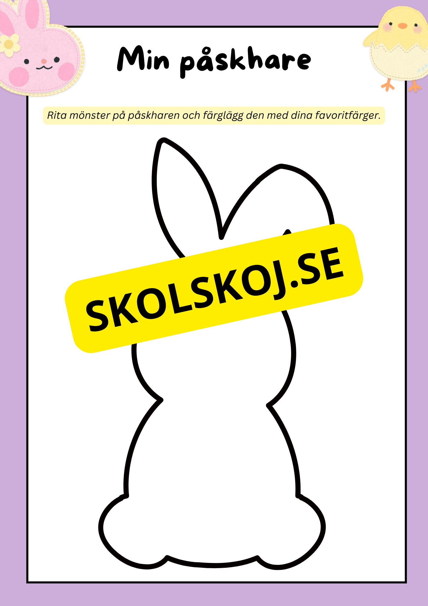 Mitt påskhäfte - Aktivitetsbok
