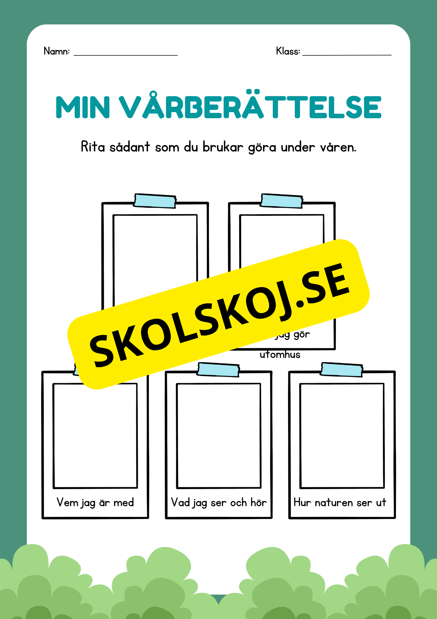 Mitt vårhäfte - Årskurs 2 - 4