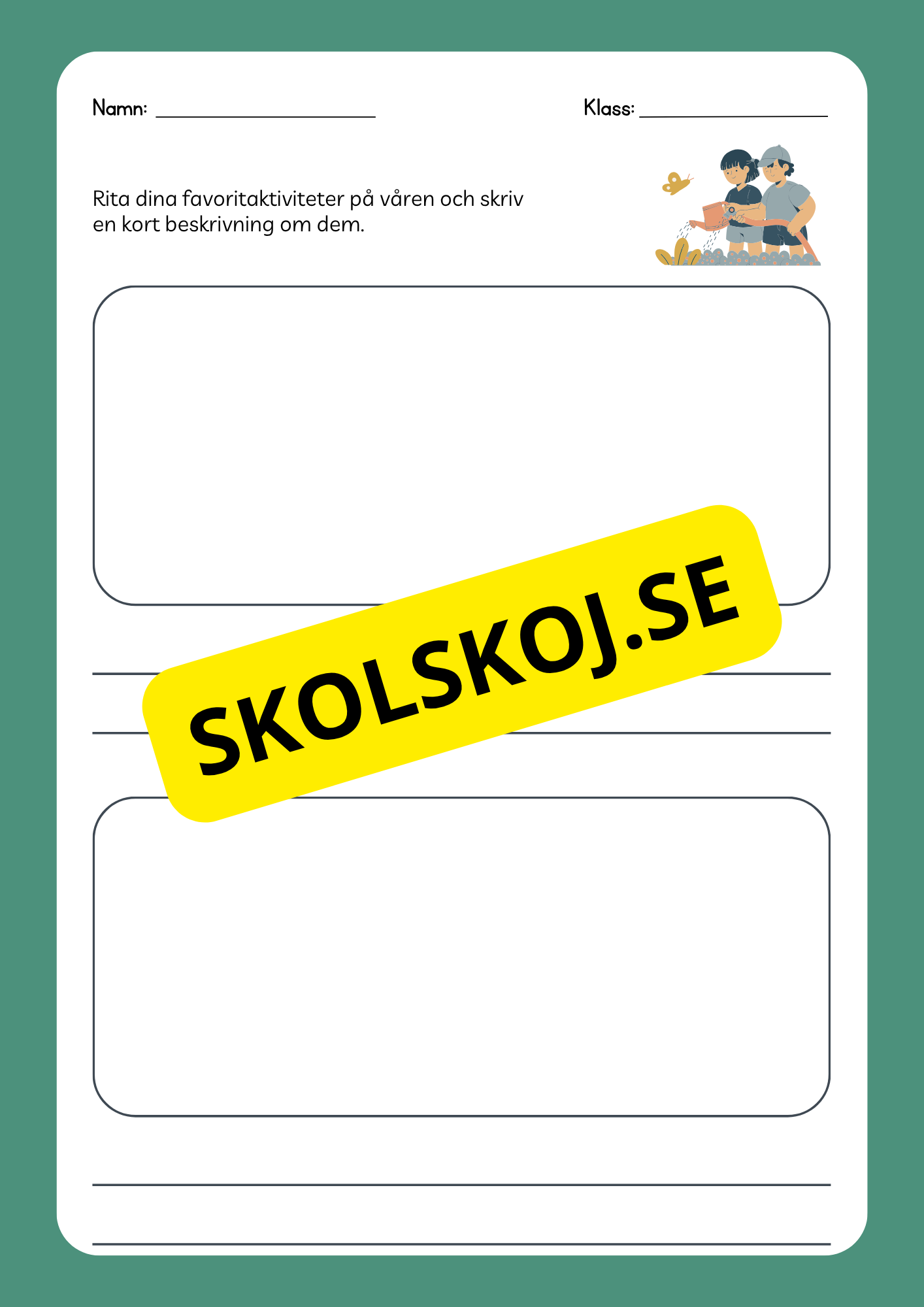 Mitt vårhäfte - Årskurs 2 - 4