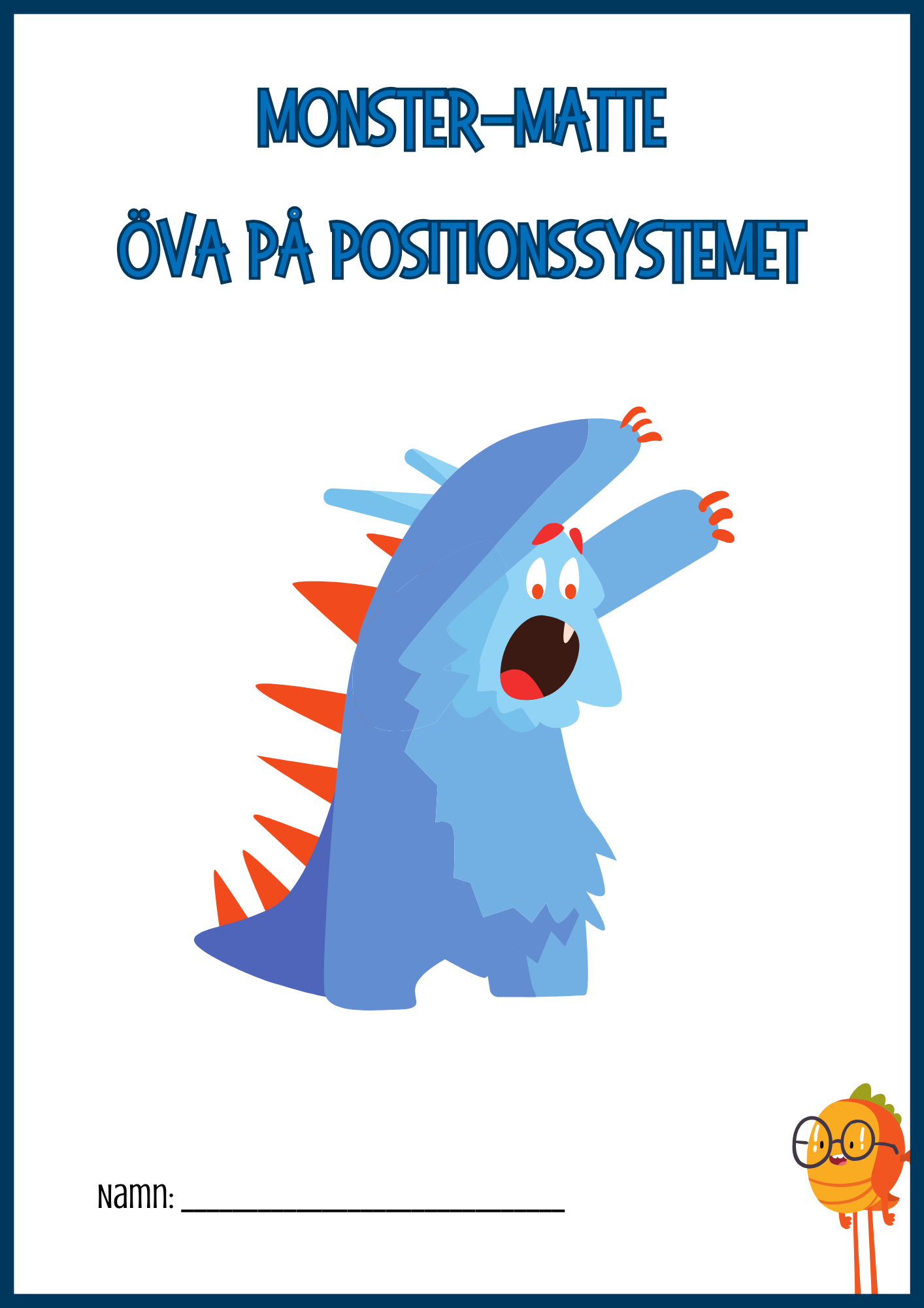 Monster-matte - Öva på positionssystemet