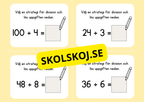 Multiplikation och division - Flashkort (40 st)
