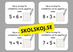 Multiplikation och division - Flashkort (40 st)