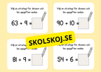 Multiplikation och division - Flashkort (40 st)