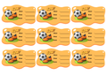 Namnlappar - Fotboll