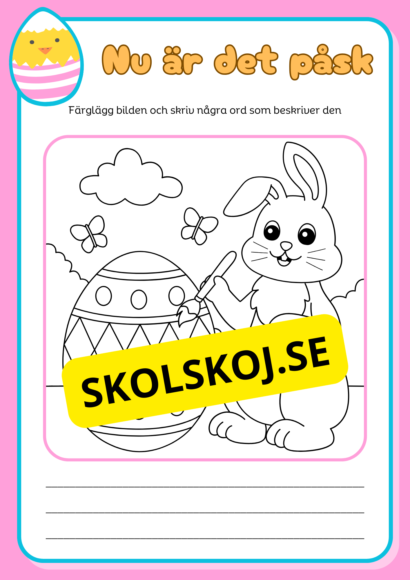 Nu är det påsk - Blandade uppgifter
