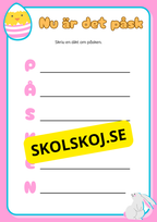Nu är det påsk - Blandade uppgifter
