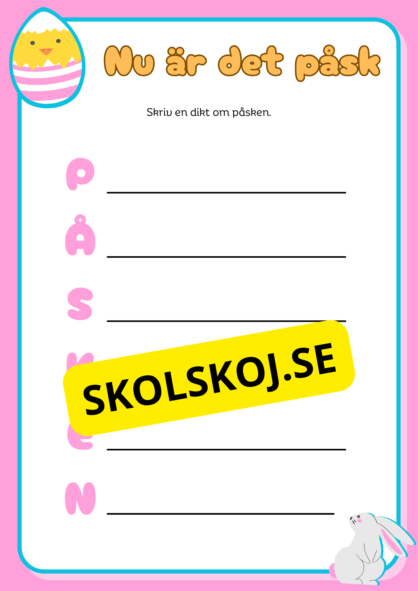 Nu är det påsk - Blandade uppgifter